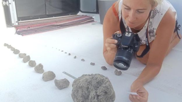 Vast 'pumice raft' found drifting through Pacific Ocean